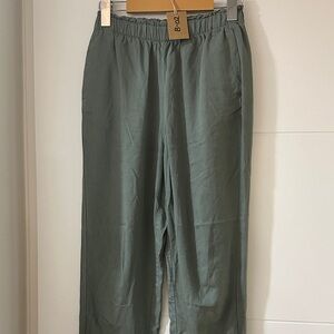 Mango Women's Olive Green Trousers